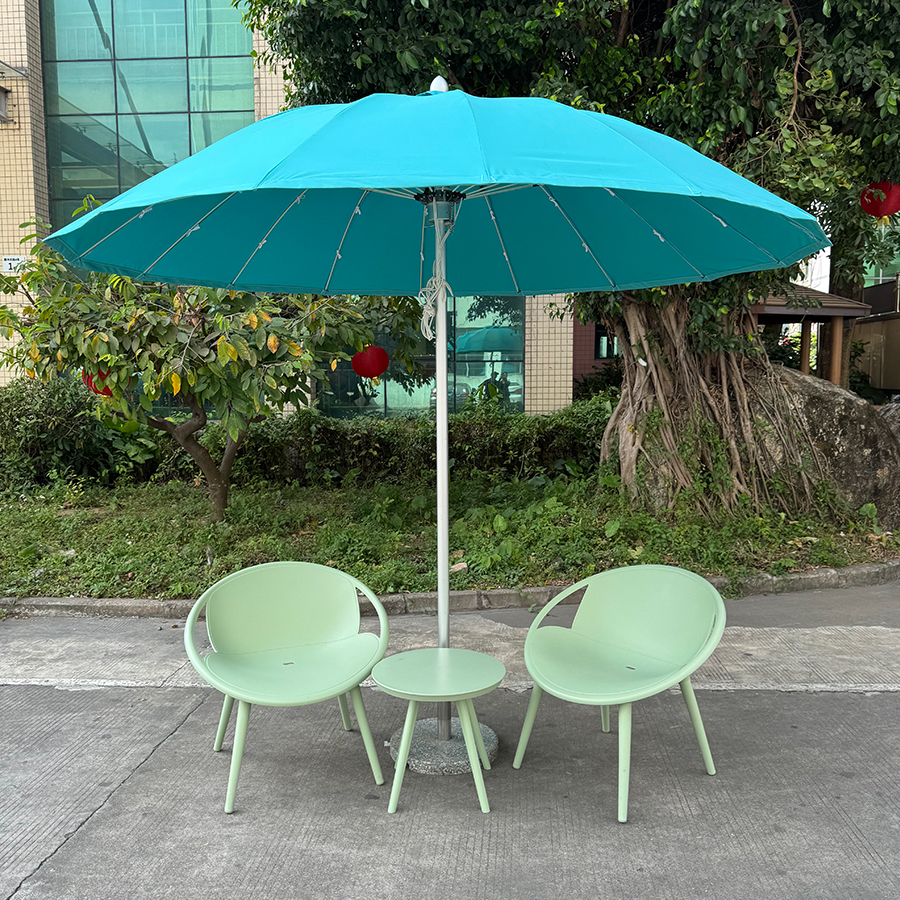 126 弧顶16骨玻璃纤维伞骨