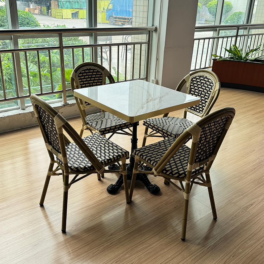 148 法式户外藤编餐椅